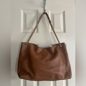 Brown Tory Burch Adjustable Strap purse